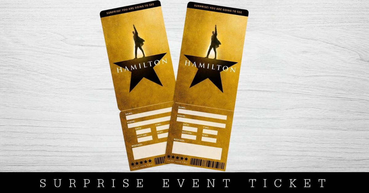 Enhancing Your Hamilton Experience with Editable Tickets