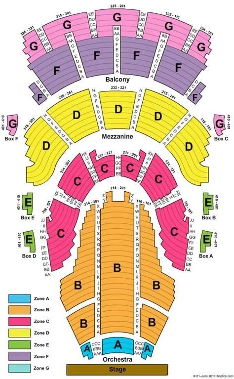 Hult Center for the Performing Arts Seating Chart