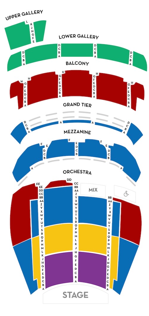 Orpheum Theatre Seating Chart Memphis